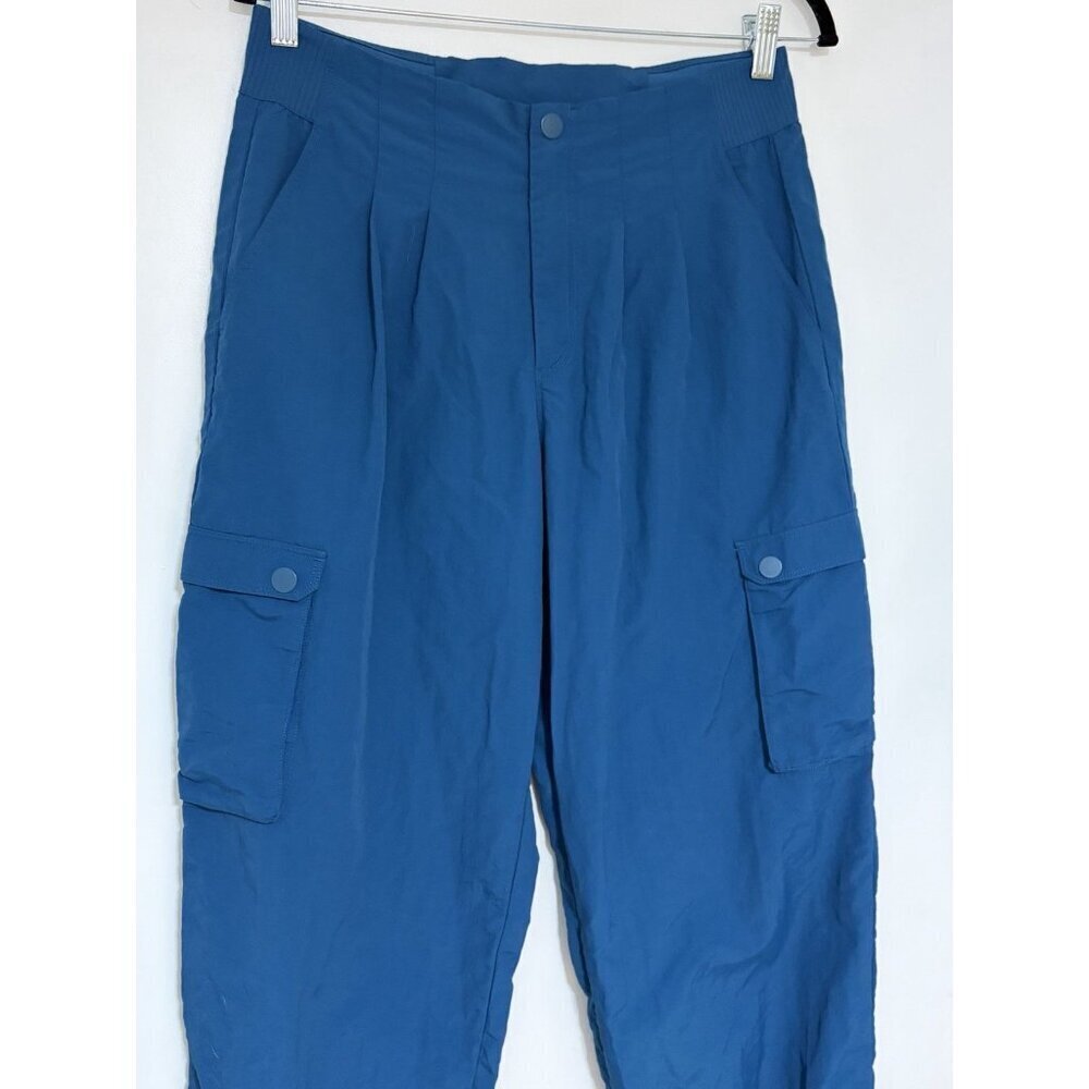 Spiritual Gangster Women's Teal Blue Taylor Cargo Loungewear Size Medium - Picture 3 of 8